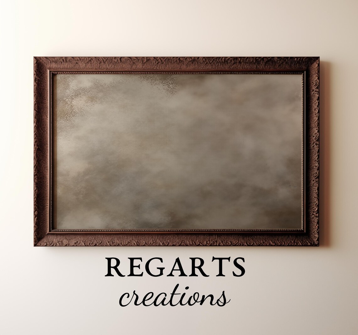 Earthy Moody Abstract Painting Neutral Textured Warm Tones Poster