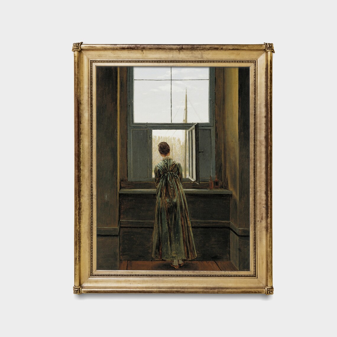 Victorian Woman Portrait, Antique Style Art Print - Image 2