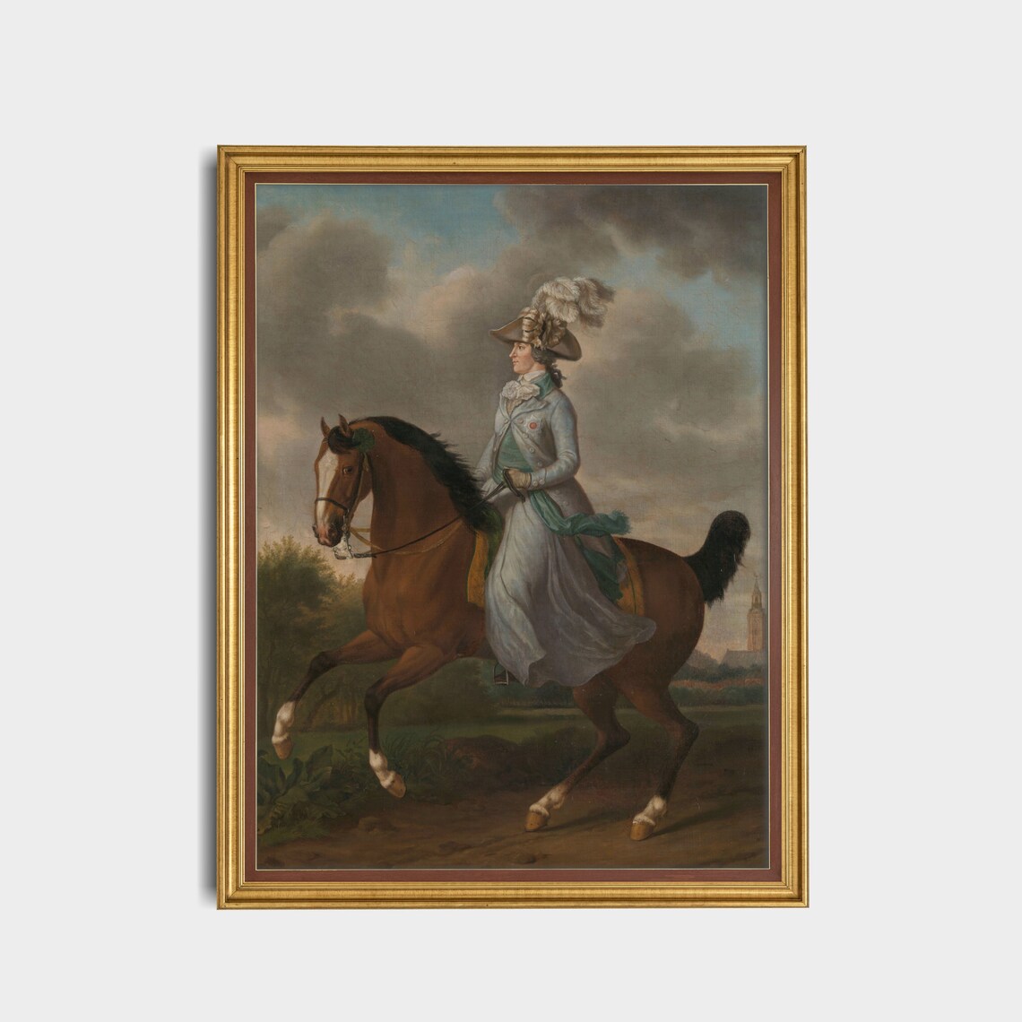 Horse Painting, Vintage Equestrian Art Print - Image 5