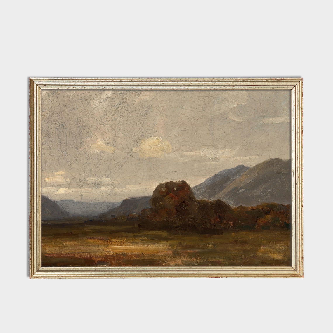 Vintage Fall Landscape Antique Autumn Prints Moody Rustic Print Wall Art Farmhouse Decor Fine Art - Image 4