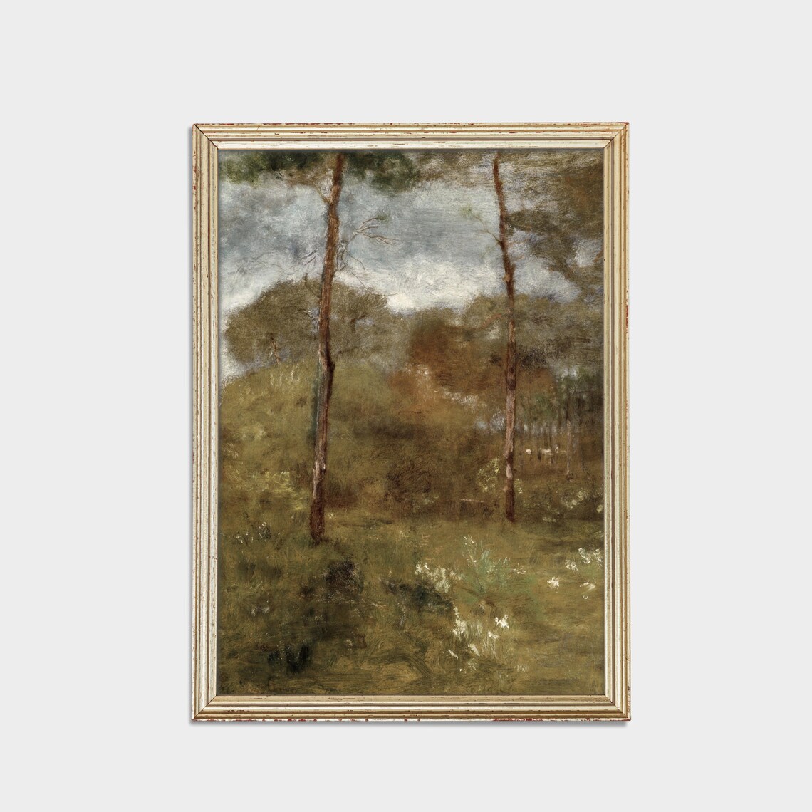 Vintage Country Landscape Antique Rustic Art Print - Image 2