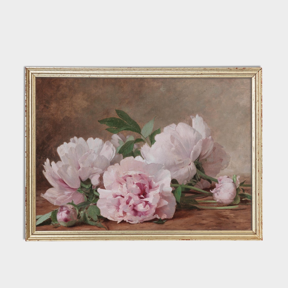 Still Life Painting Vintage Floral Print Antique Flowers Art Wall Art Farmhouse Decor Living Room Art - Image 4