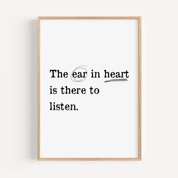 Thought Provoking Poster Hidden Words Typography Print Inspirational Wall Art Positive Quotes Trendy Modern Home Decor