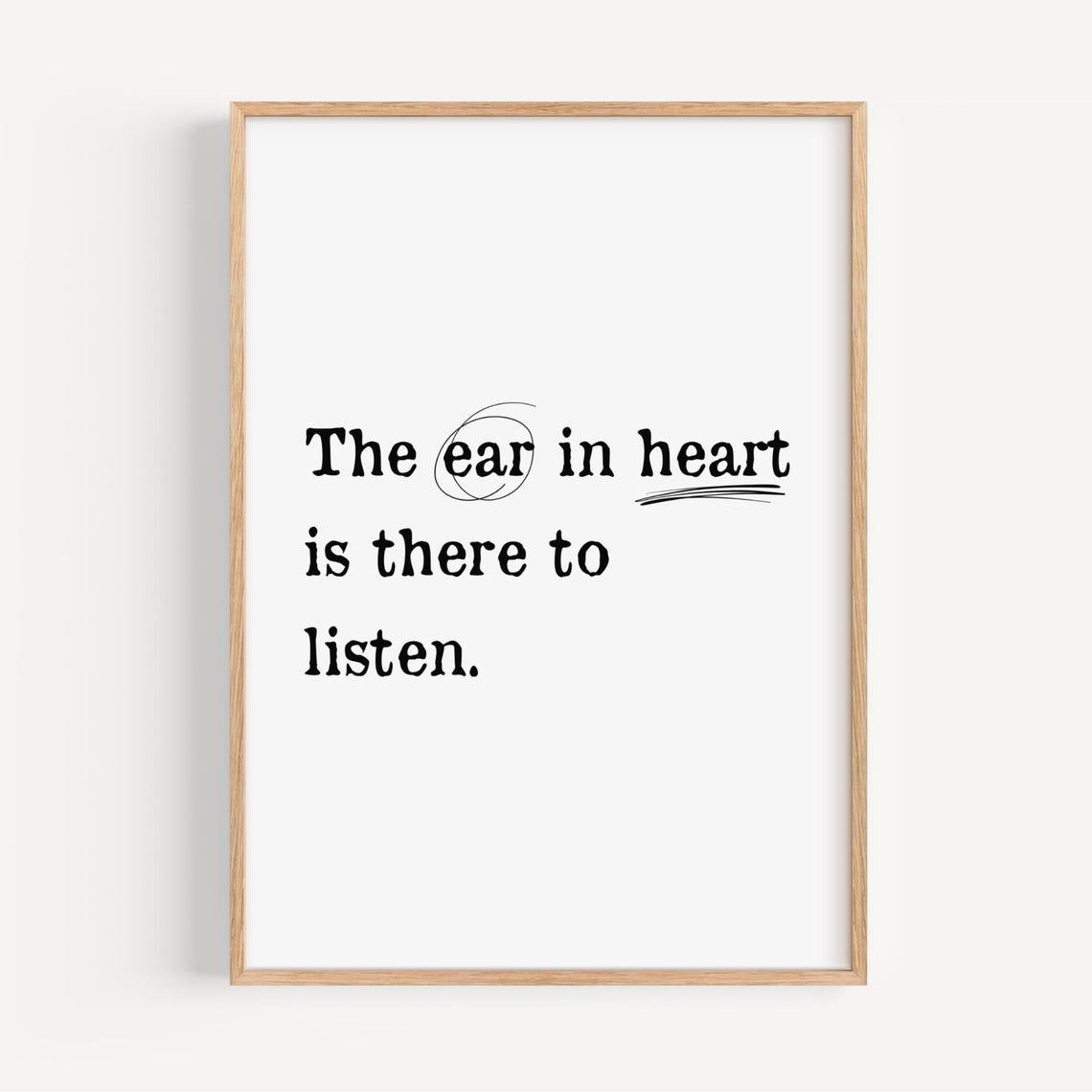 Thought Provoking Poster Hidden Words Typography Print Inspirational Wall Art Positive Quotes Trendy Modern Home Decor