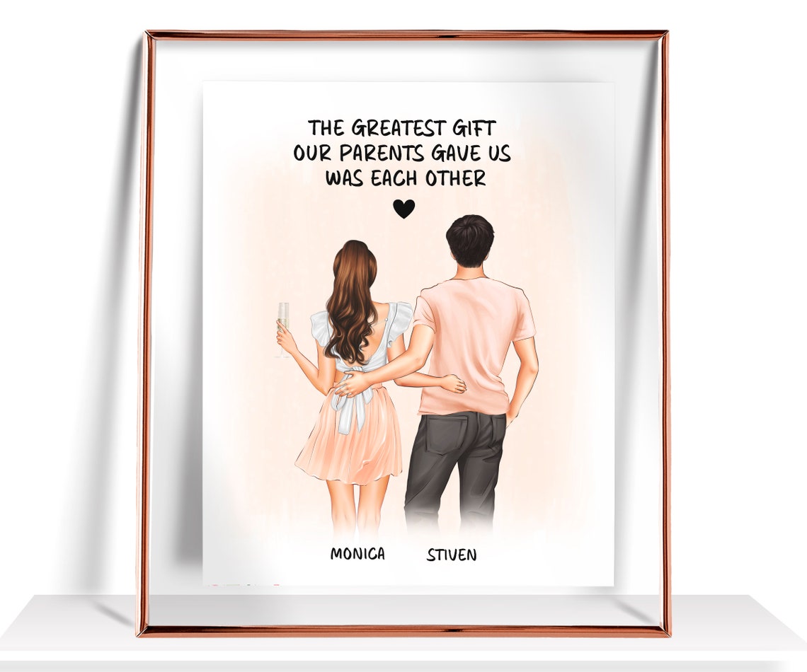 Greatest Gift Our Parents Gave Us Brother Sister Sibling Poster