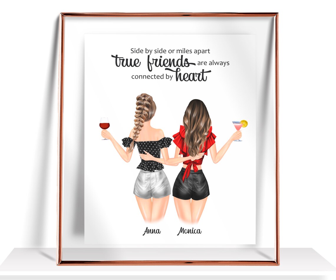Personalized Gifts Best Friend Gifts Personalized Gifts For Women Birthday Gifts Personalized Gift For Her Friendship Gift Best Friend Print