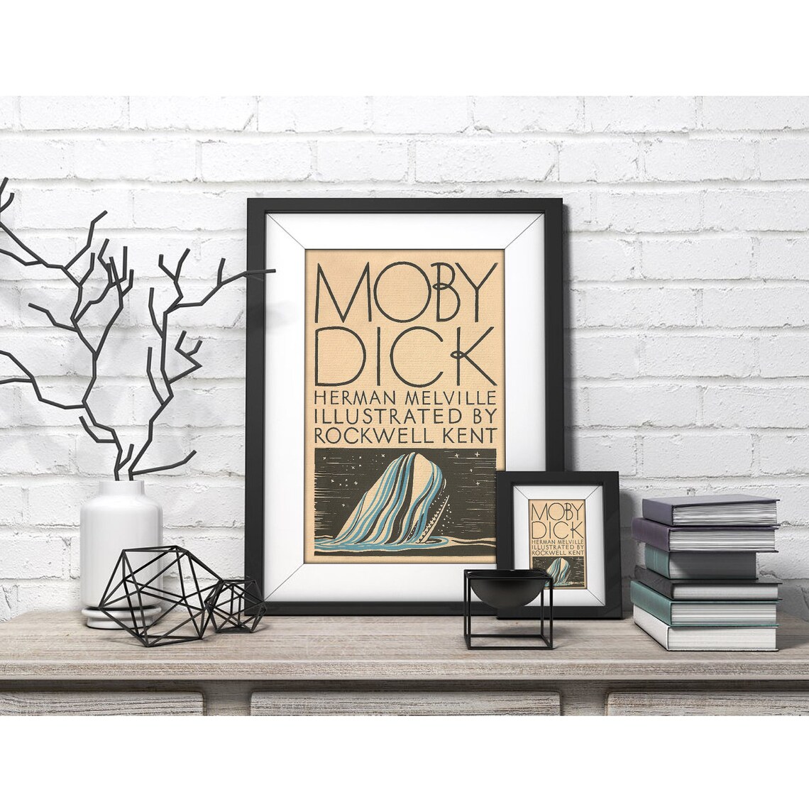 Moby Dick Bookish Nursery Art, Literary Poster Print - Image 4