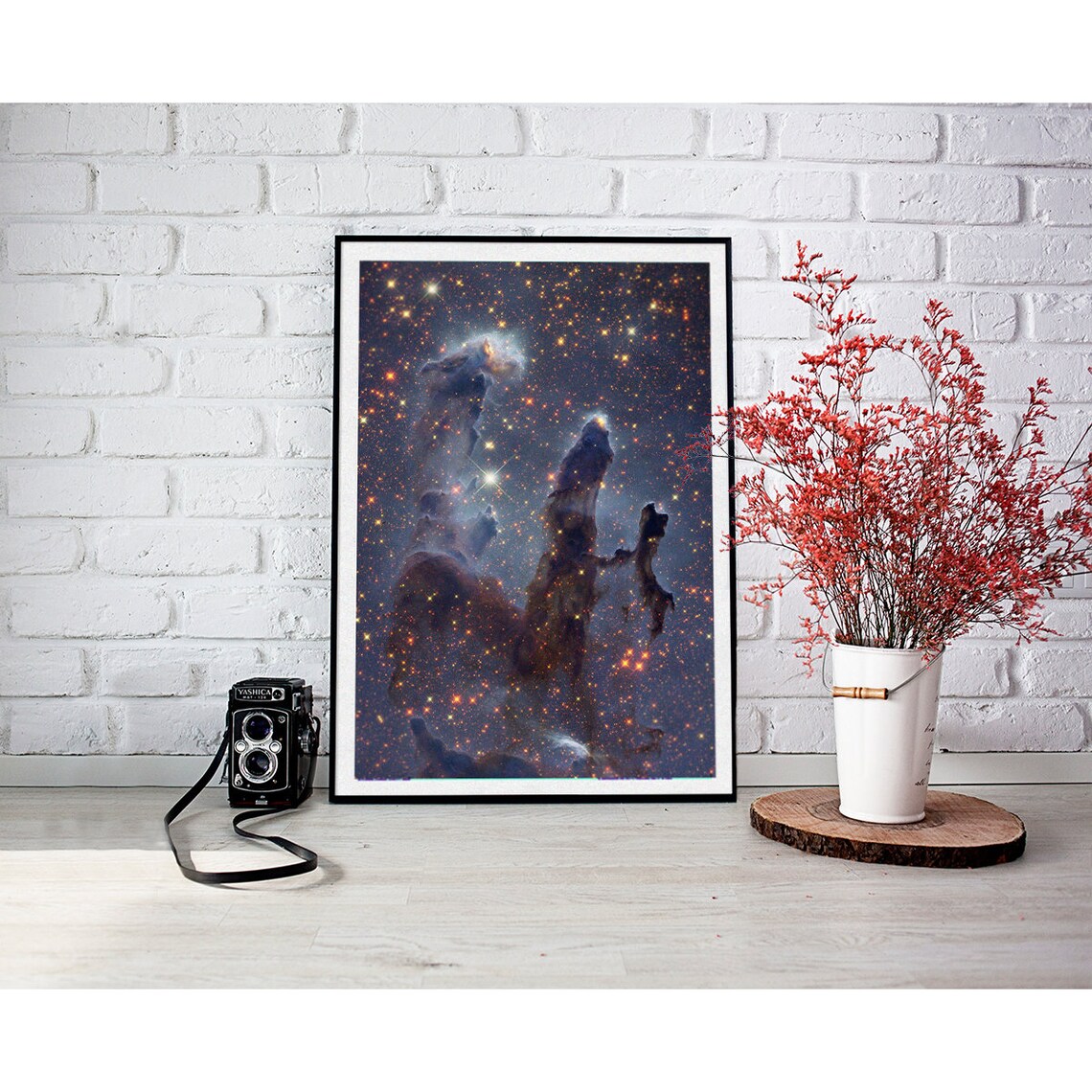 Pillars of Creation Art Print, Space Astronomy - Image 2
