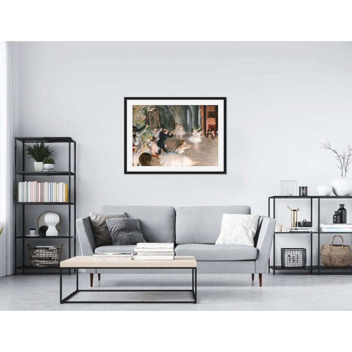 The Rehearsal Onstage Print Edgar Degas Vintage Art Classic Prints Renaissance Paintings Home Prints - Image 3