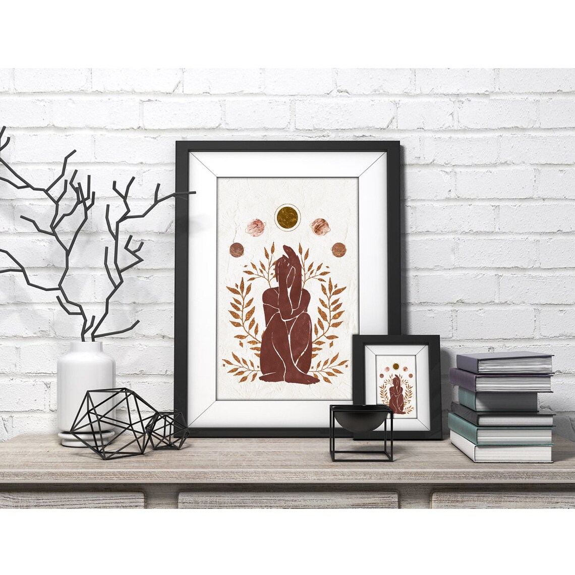 Female Celestial No. 6 Moon Print, Feminine Art - Image 4