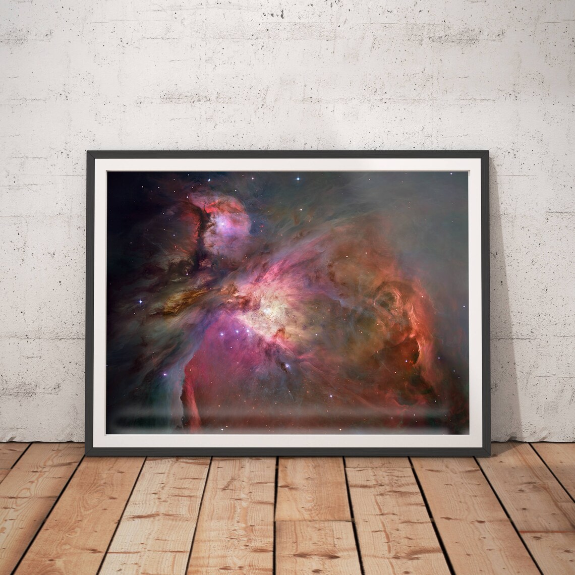 Hubble Telescope Nebula Explosion Space Art Print