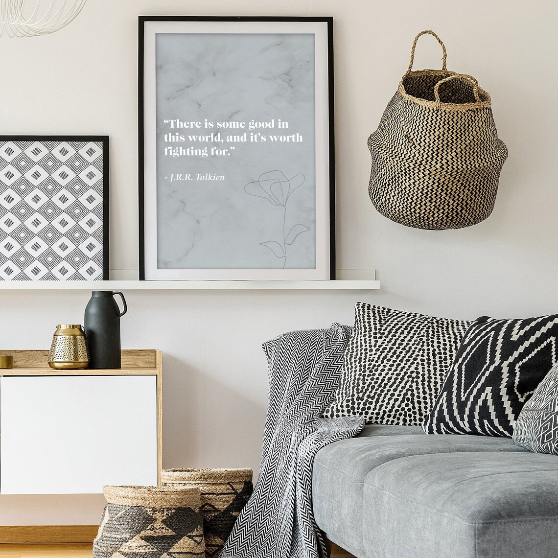 Lord Of The Rings Literary Quote Art Print - Image 3