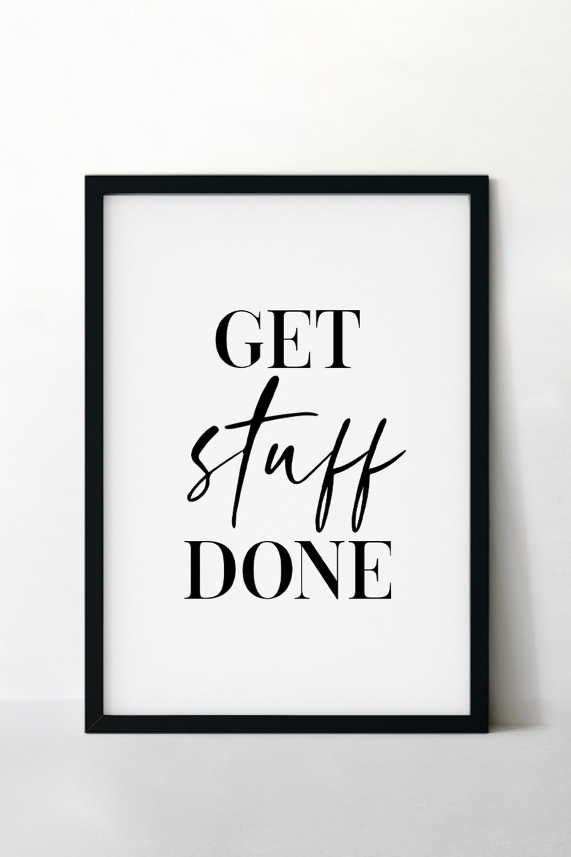 Get Stuff Done Motivational Poster for Home Office Productivity Decor - Image 2
