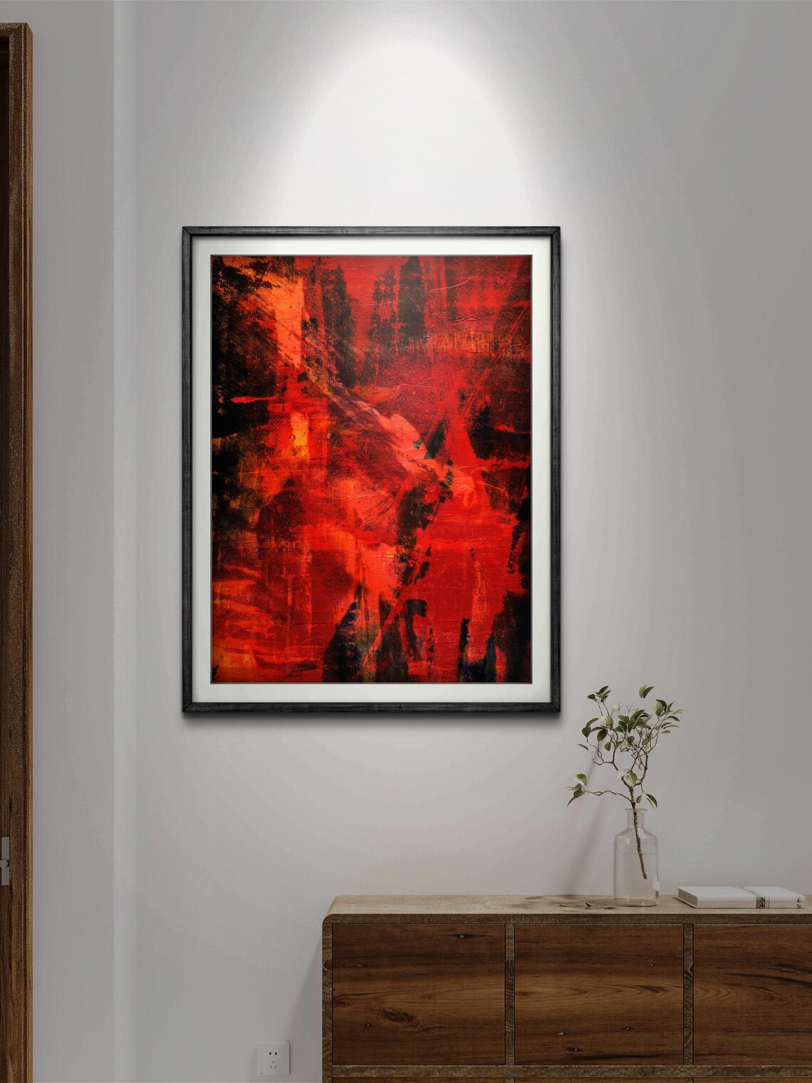 Abstract Nature Painting, Acrylic Art Print