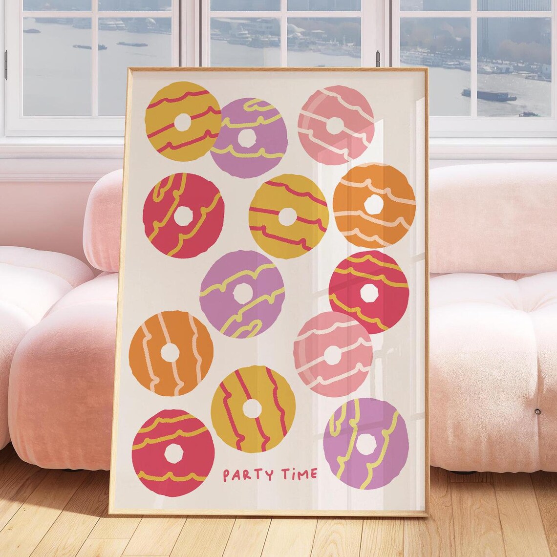 Party Ring Time, Retro British Biscuit Art Print