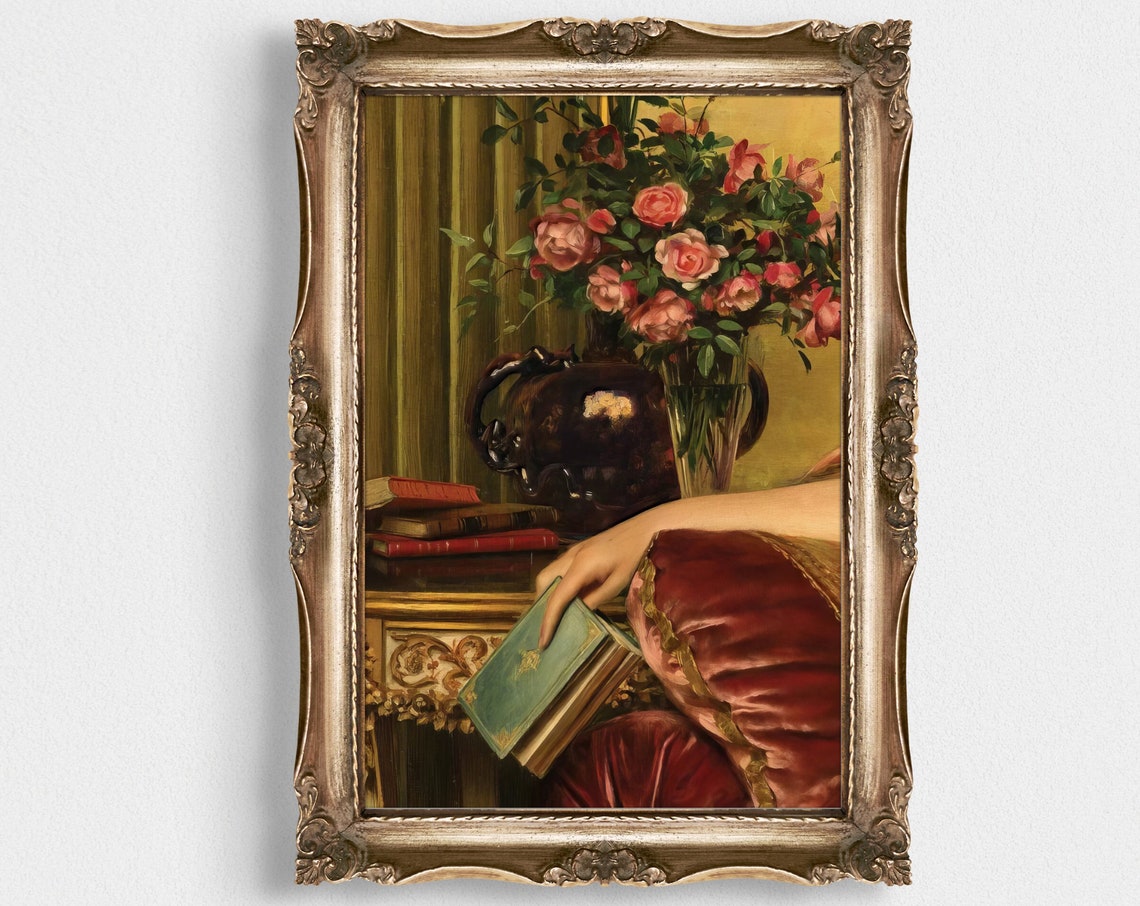Vintage Portrait Alter Portrait Alter Painting Print Antique Baroque Vintage Portrait Alter Painting Print Antique Baroque Print