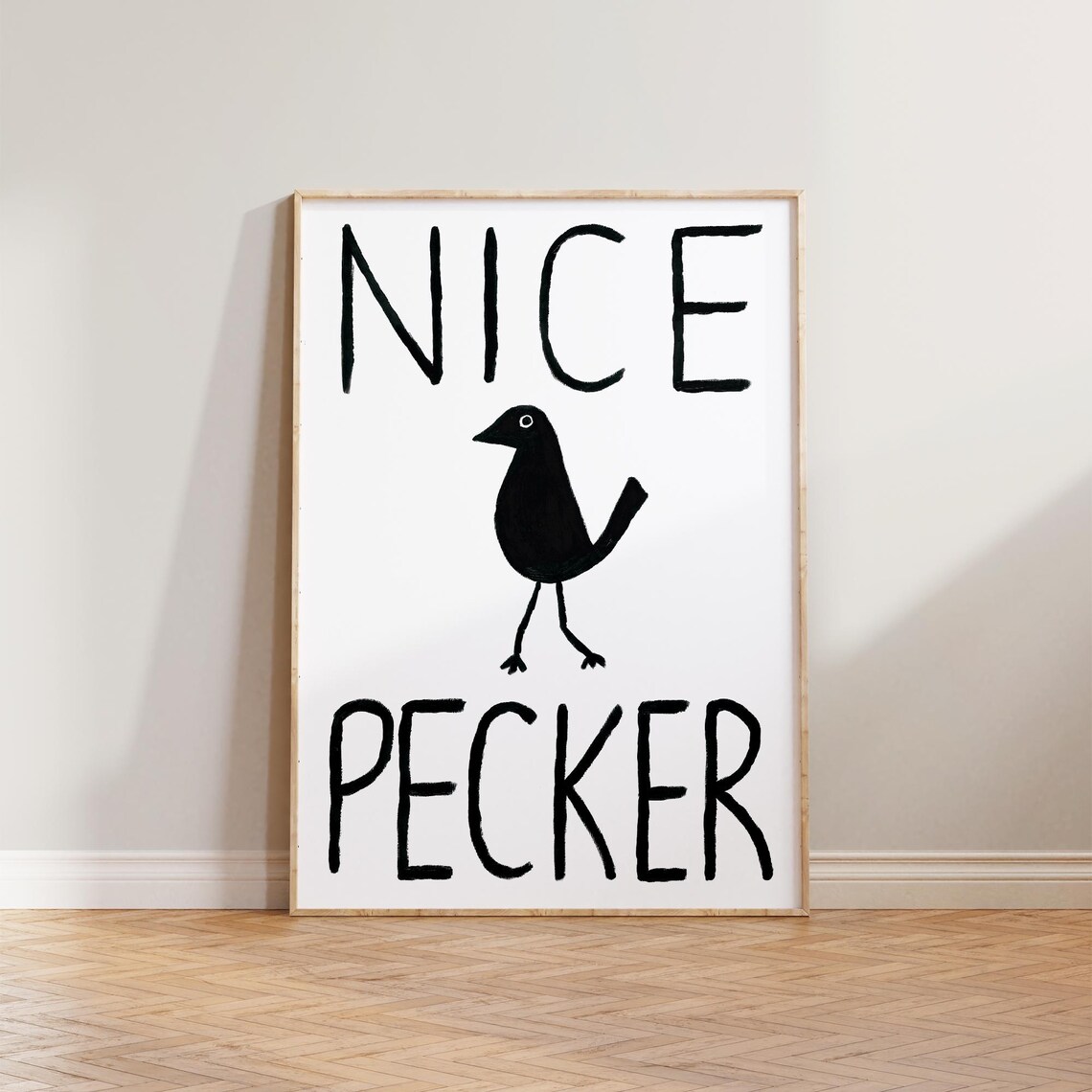 Funny Toilet Print Bathroom Wall Art Poster