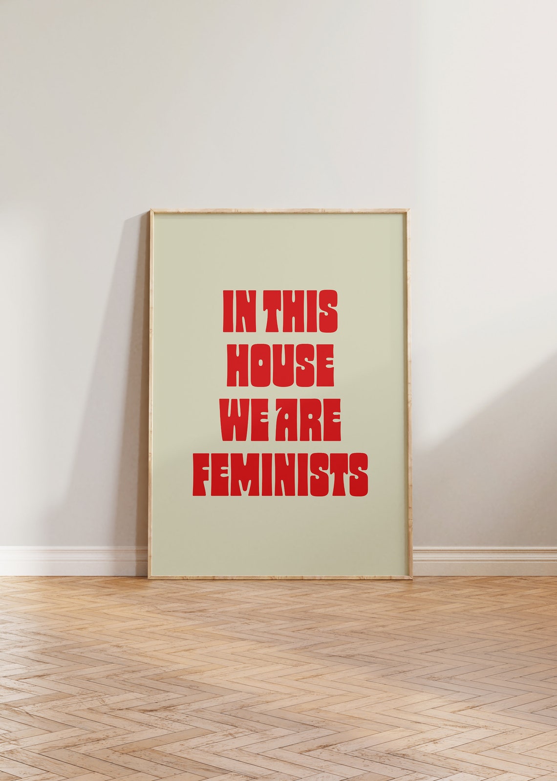 Feminism Retro Female Empowerment Art Print