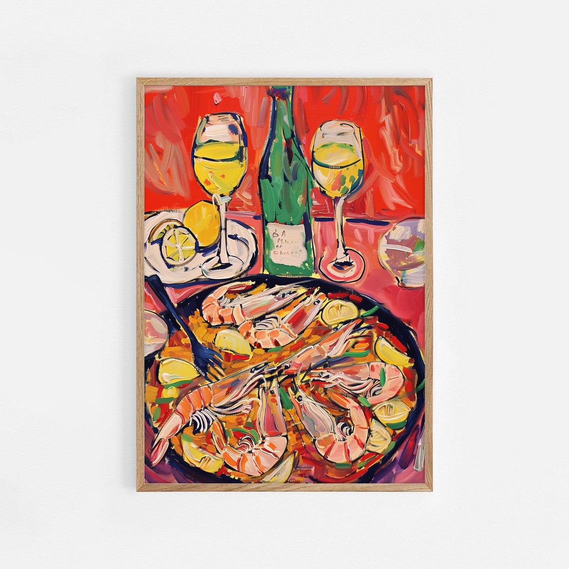 Paella Art Print Paella Poster Paella Food Art Spain Cuisine Spain Food Art Valencia Poster Valencia Art Valencia Print