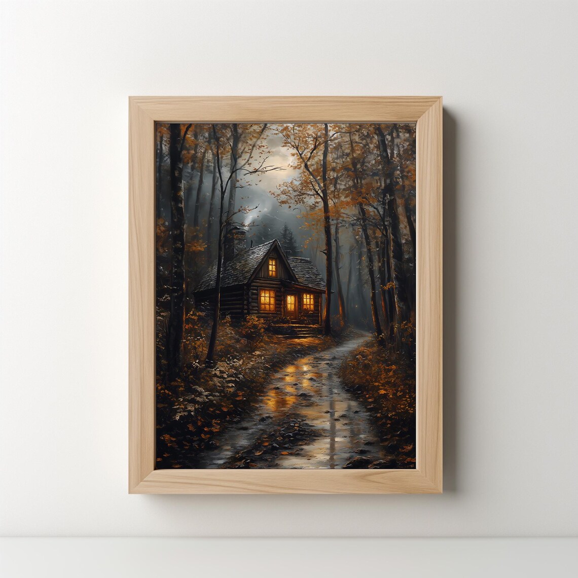 Autumn Countryside Vintage Fall Art Print, Farmhouse Decor - Image 5