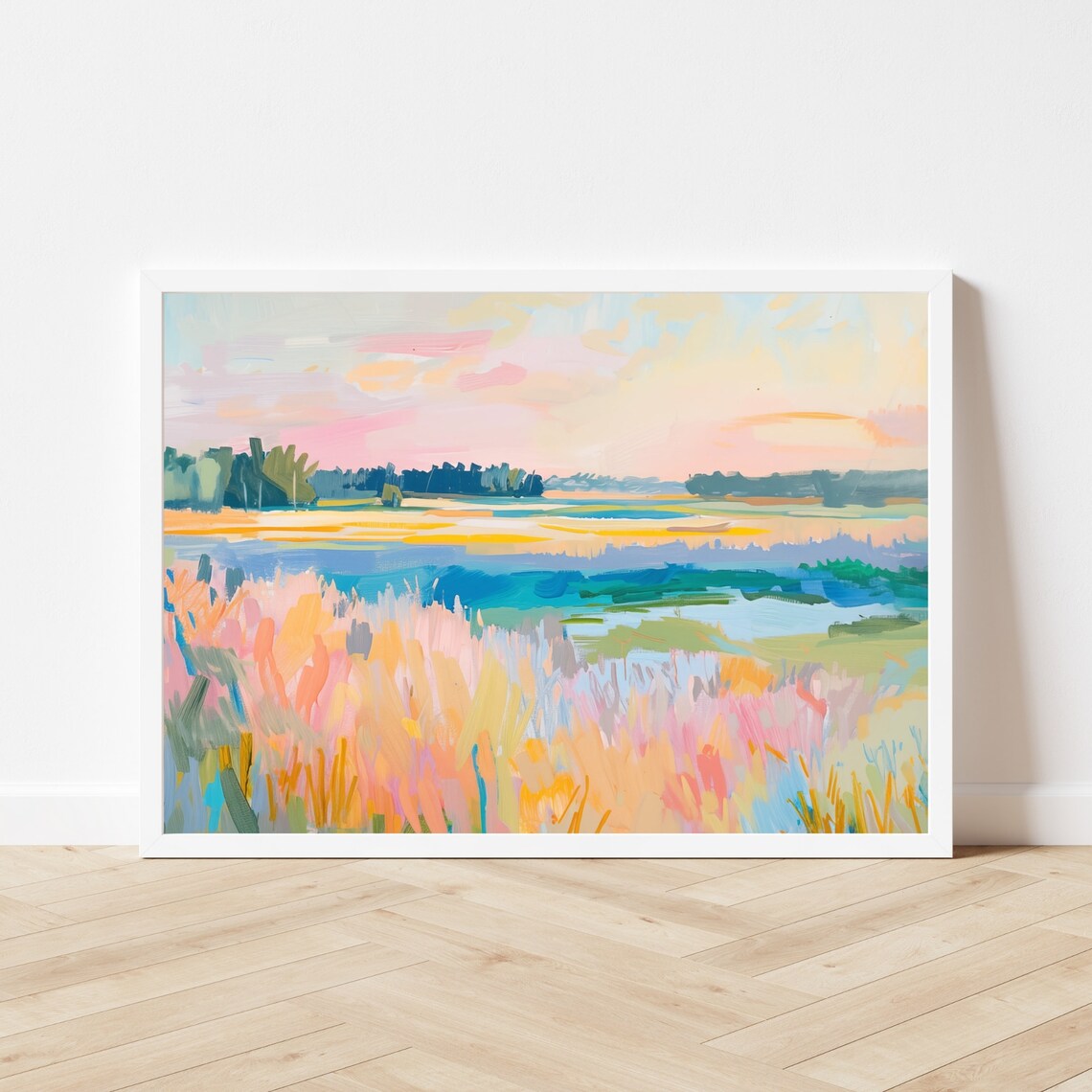 Abstract Landscape, Whimsical Maximalist Art Print - Image 3