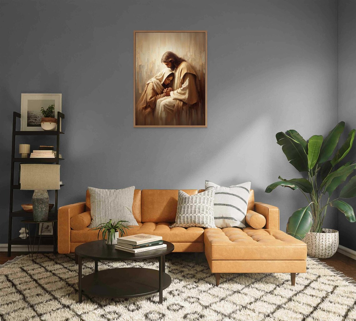 His Forgiveness Jesus and Woman Christian Art Print - Image 2