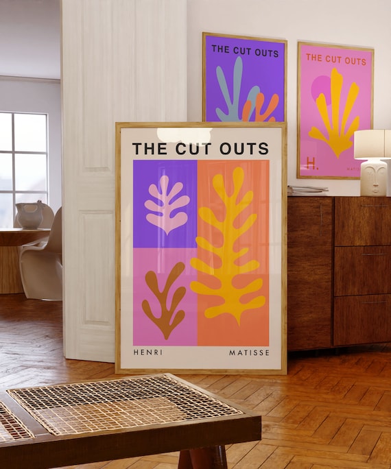 Henri Matisse The Cut Outs Botanical Leaf Exhibition Wall Art