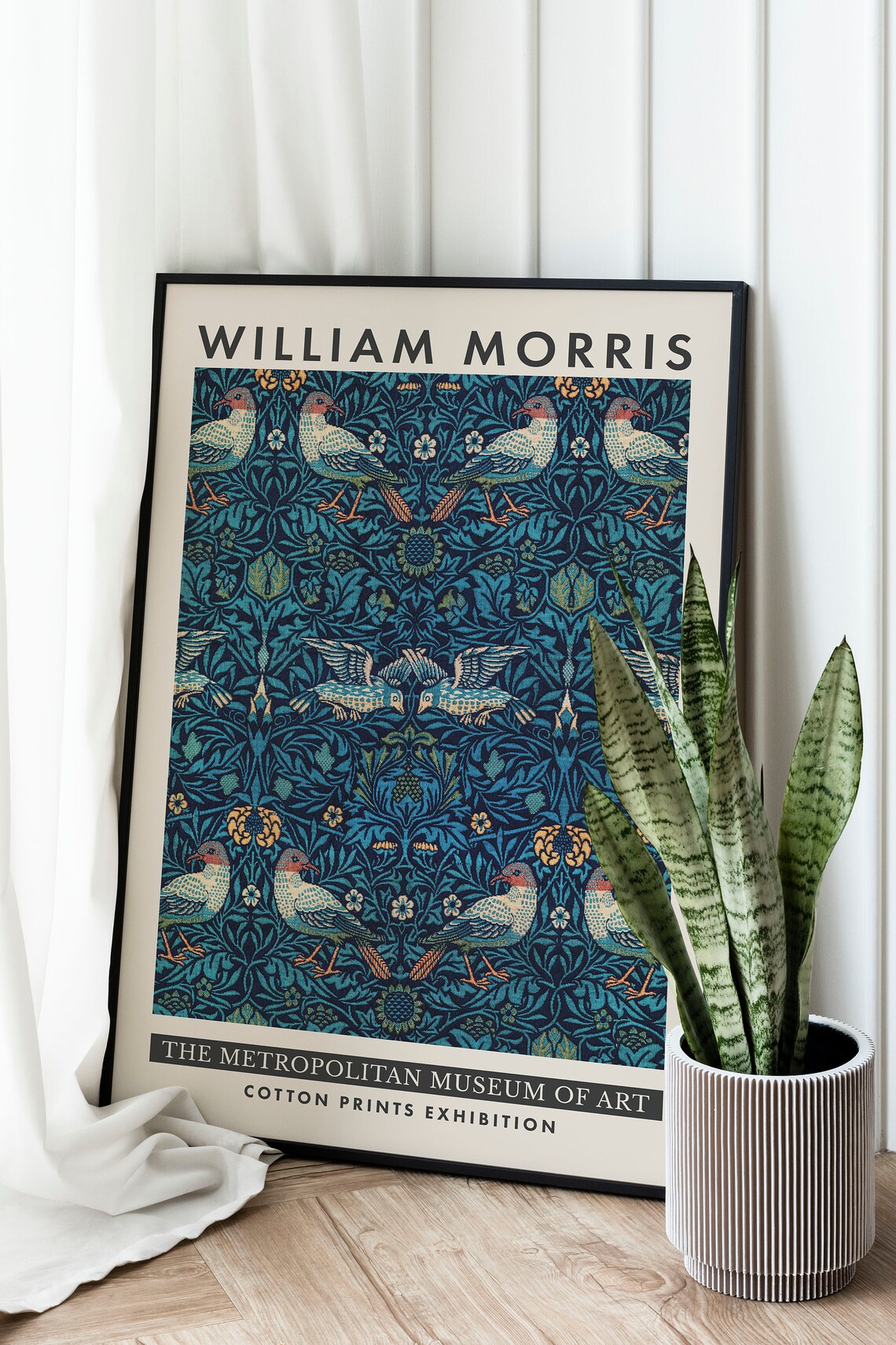 William Morris Exhibition Poster, Art Nouveau Floral Print - Image 2