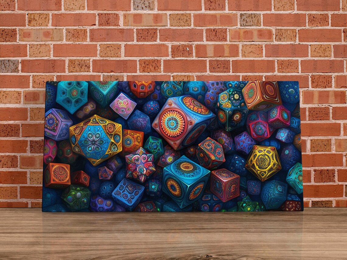 Geometric Mandala - Spiritual Wall Art - Image 4