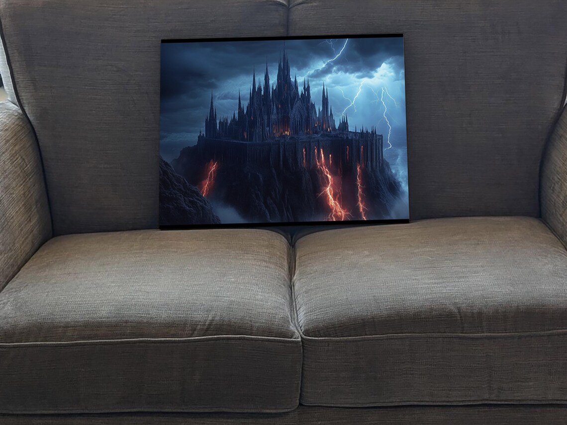 Citadel Of Storms, Dramatic Sky Art Print - Image 5