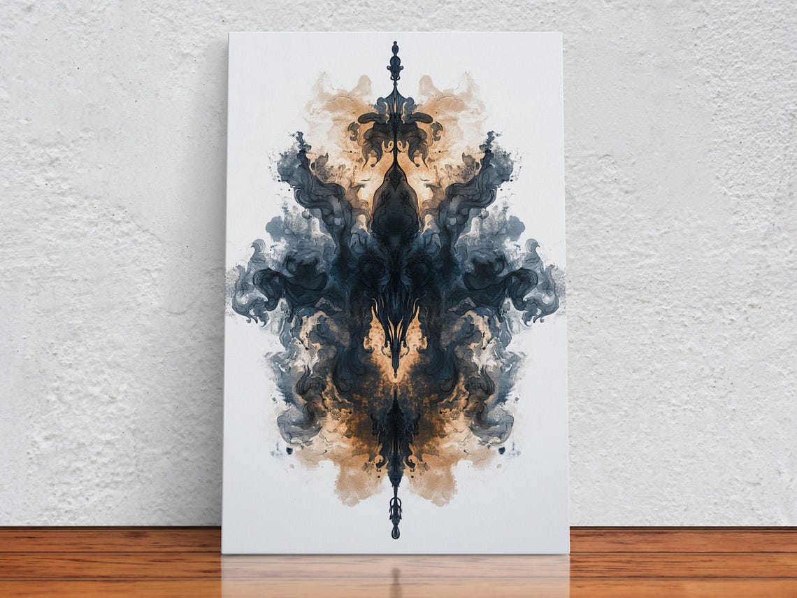 Dark Artistic Symmetry Poster Print