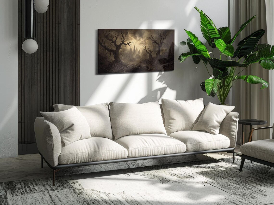 Witch's Garden Fantasy Art Print - Image 3