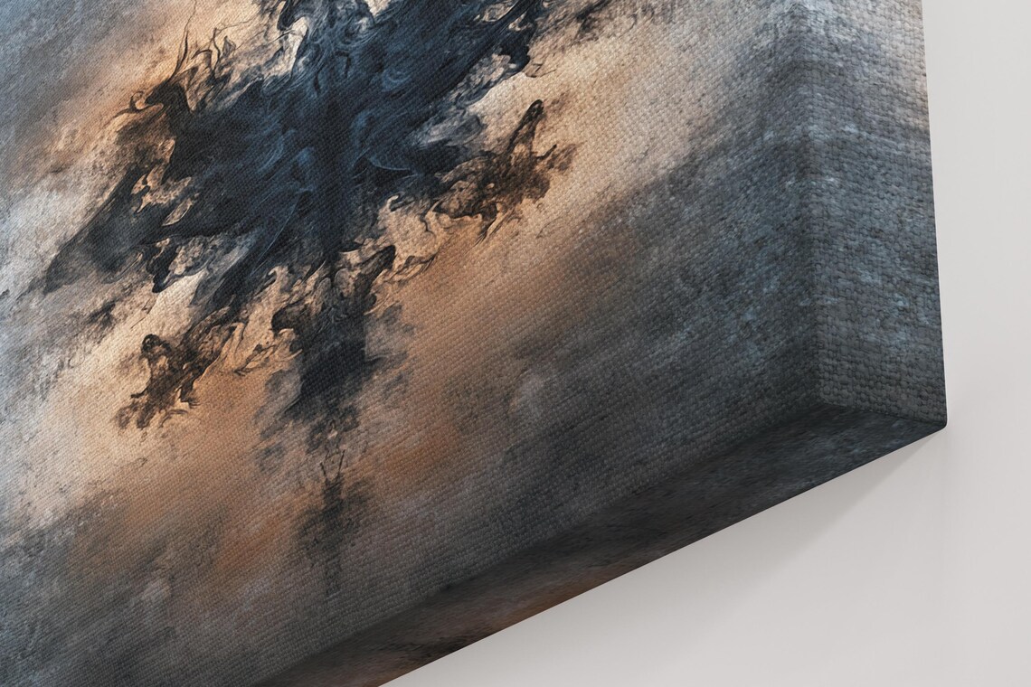 Smoky Abstract Patterns, Modern Art Print - Image 5
