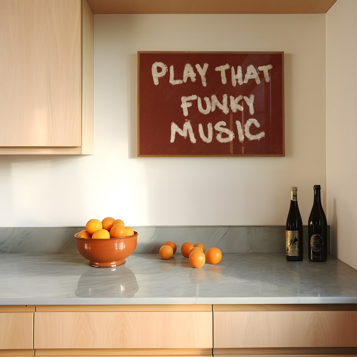 Play That Funky Music Retro Kitchen Art Print - Image 5