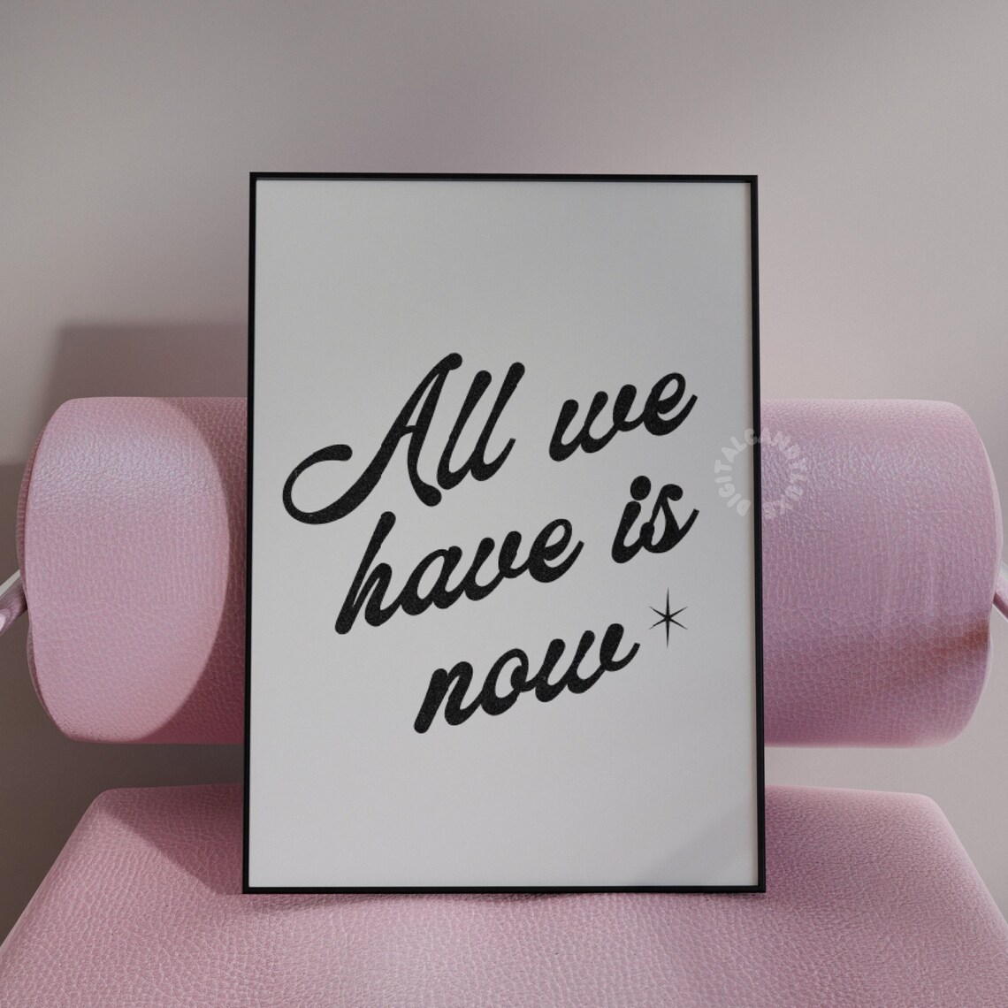 All We Have Is Now Retro Quote Art Print