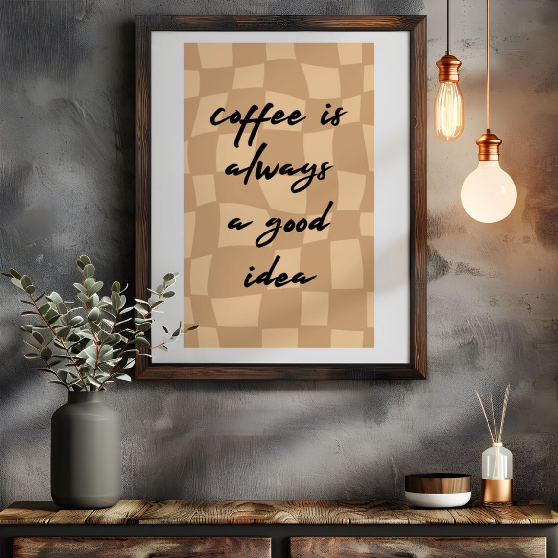 Coffee Is Always A Good Idea Wall Art Instant - Image 2