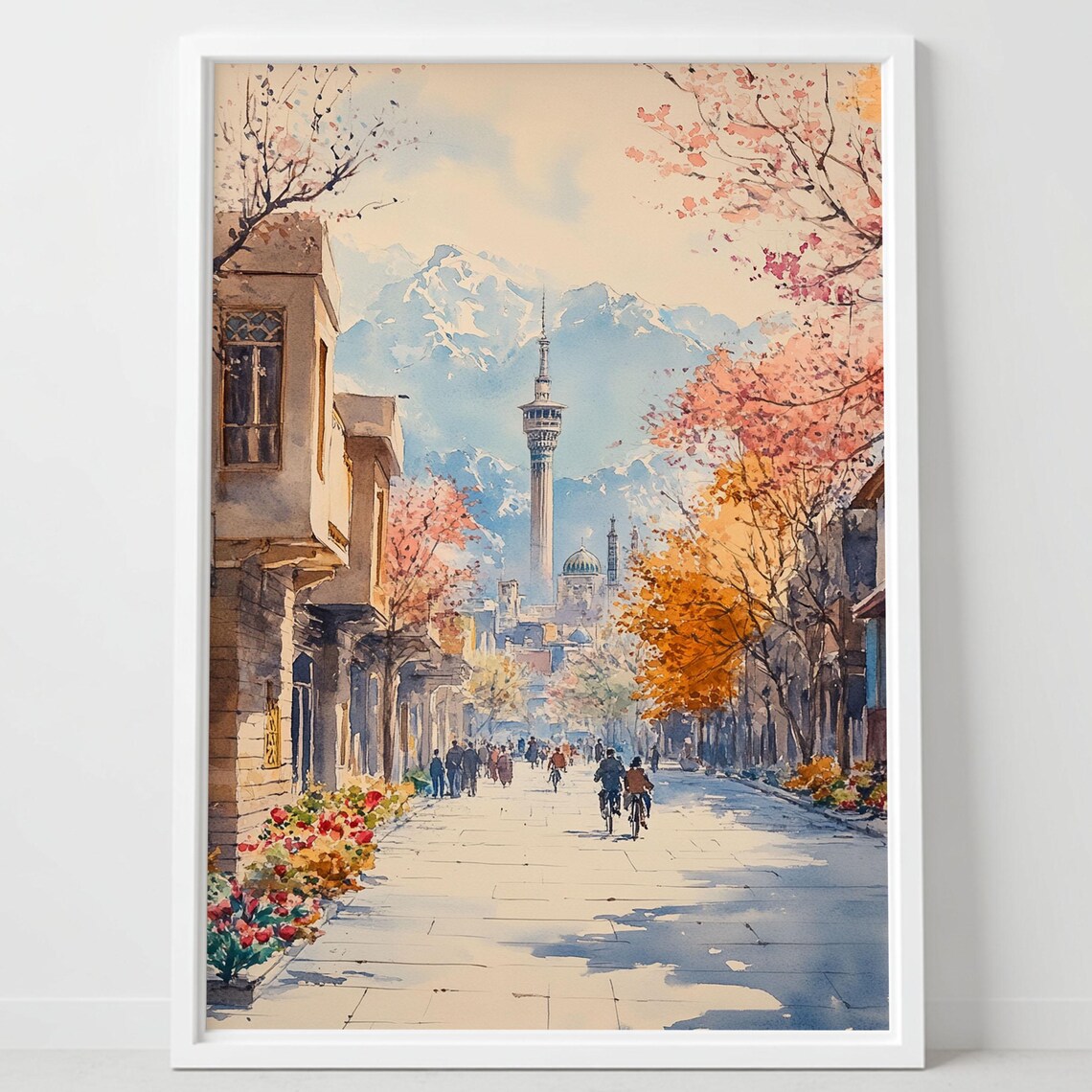 Tehran Poster Print, Iran Travel Wall Art