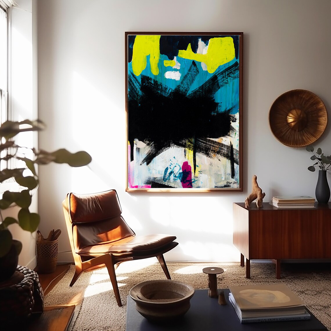 Contemporary Abstract Painting, Modern Art Print - Image 2