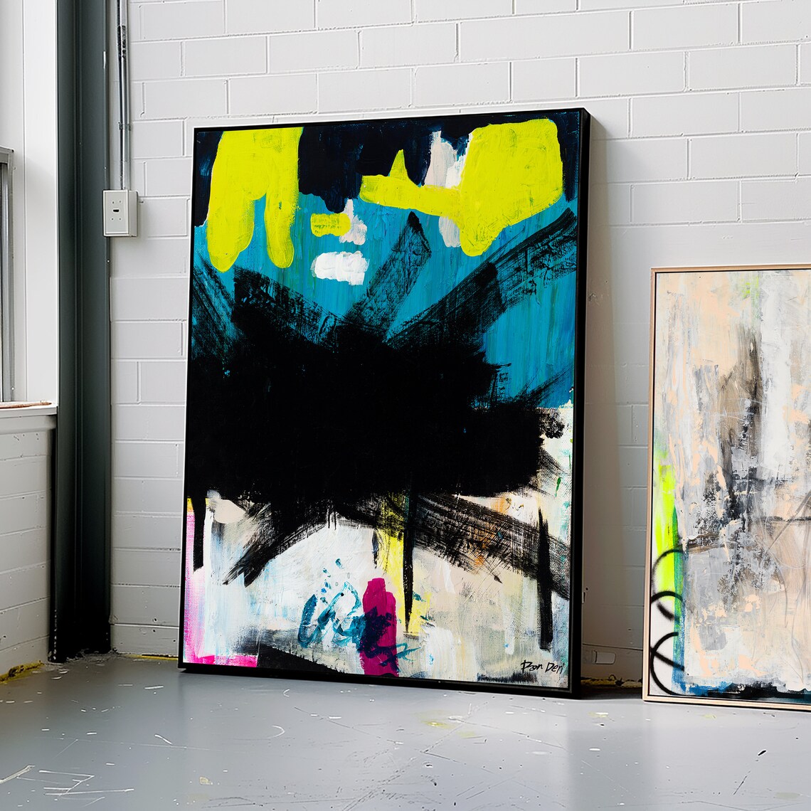 Contemporary Abstract Painting, Modern Art Print