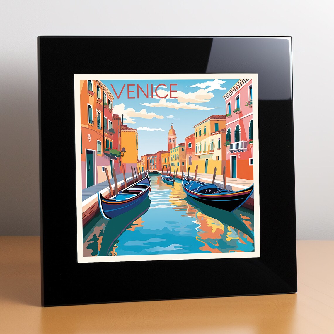 Venice Travel Poster Tourist Location Windows Edition Travel Print Travel Poster Wall Art Gifts For Her Gifts For Him - Image 2