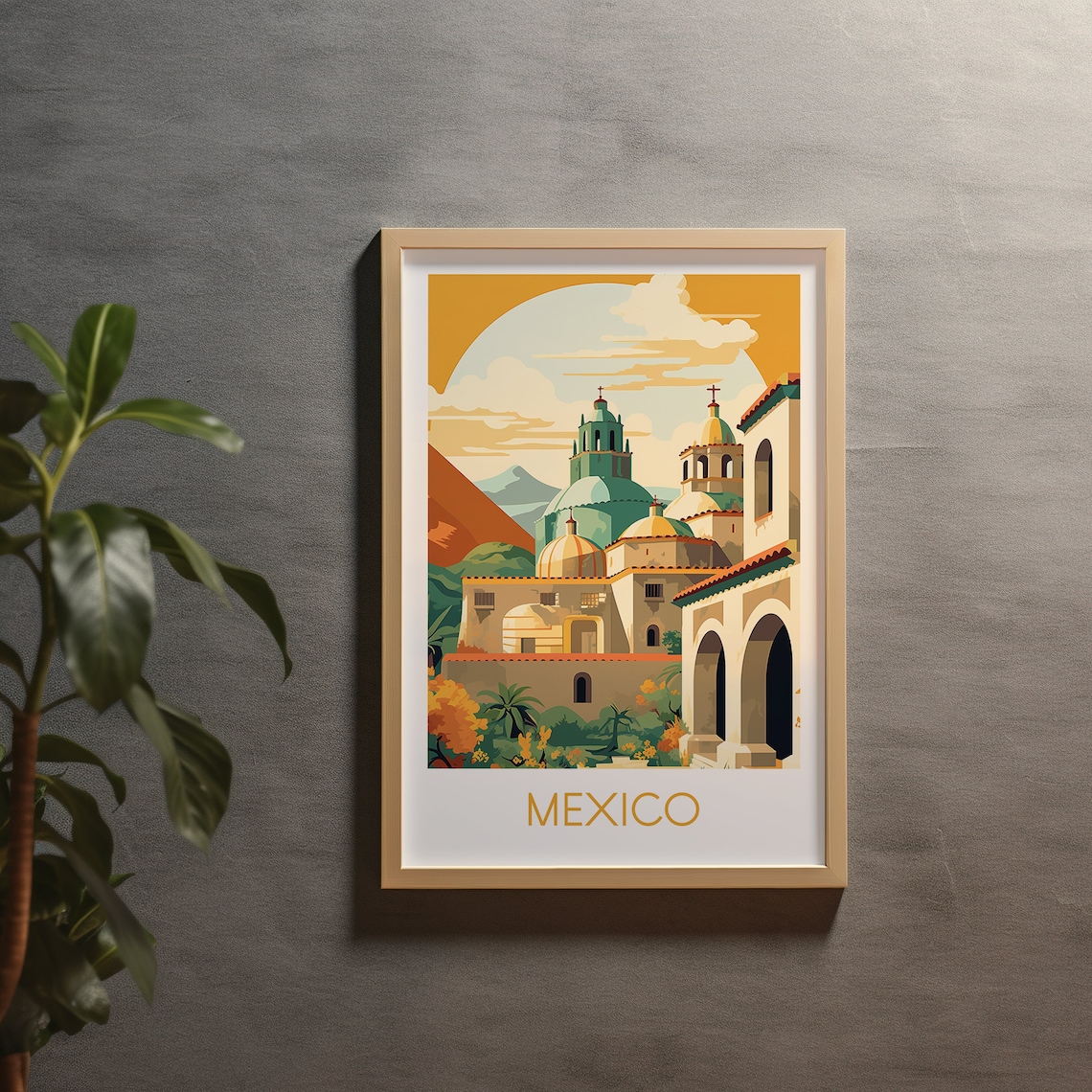 Mexico Travel Poster Art Print, World Culture