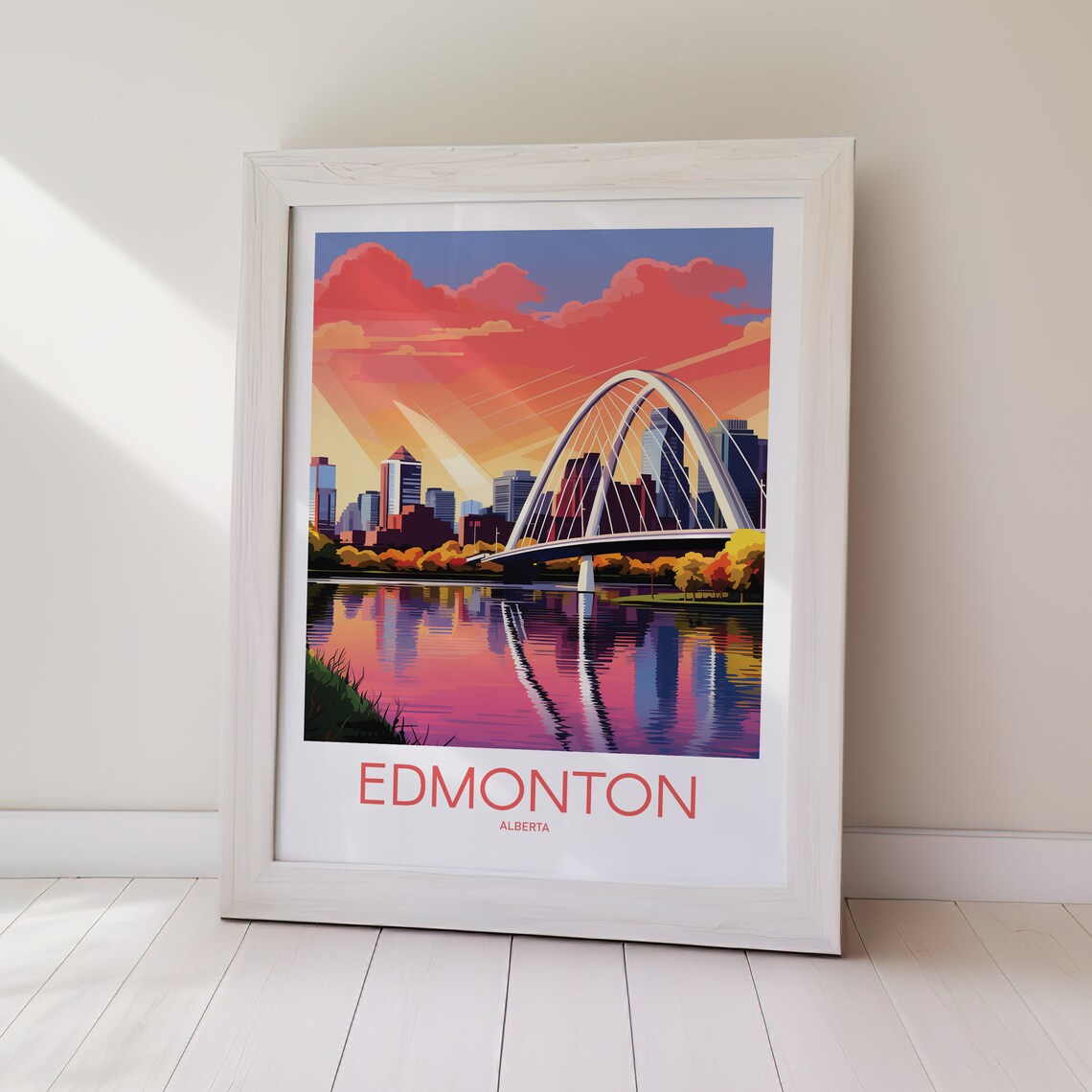 Edmonton Travel Poster, Travel Poster Art Print - Image 2