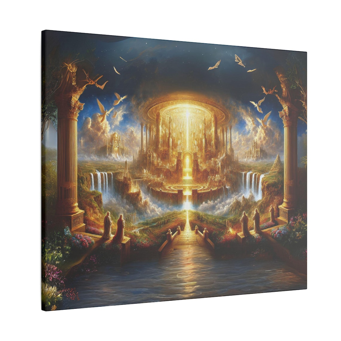 New Jerusalem Biblical Heaven Art Print, Christian Prophecy - Image 2