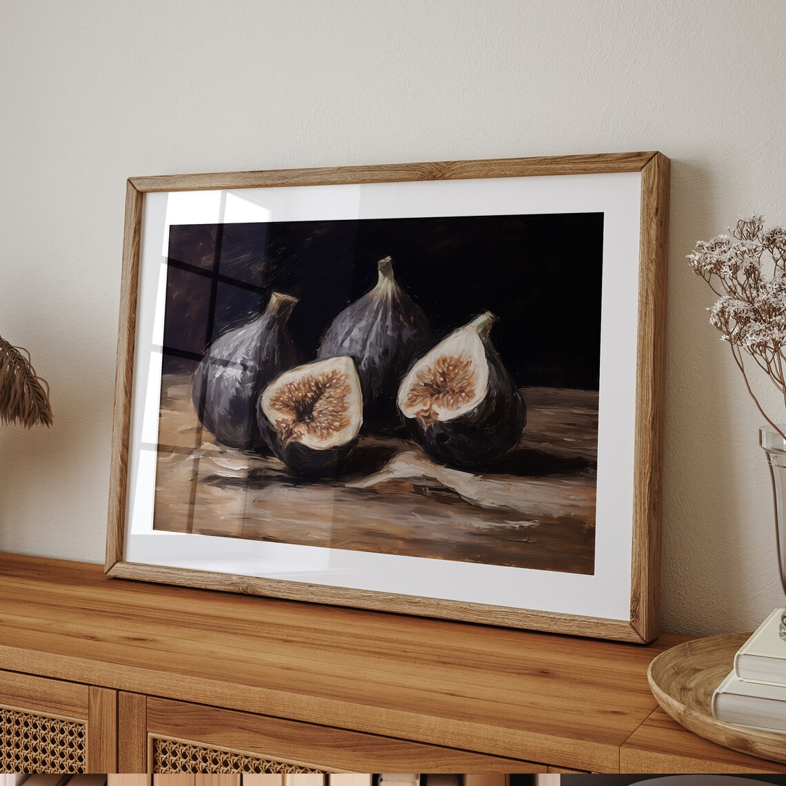 Fig Art Print, Vintage Rustic Farmhouse Kitchen Decor - Image 3