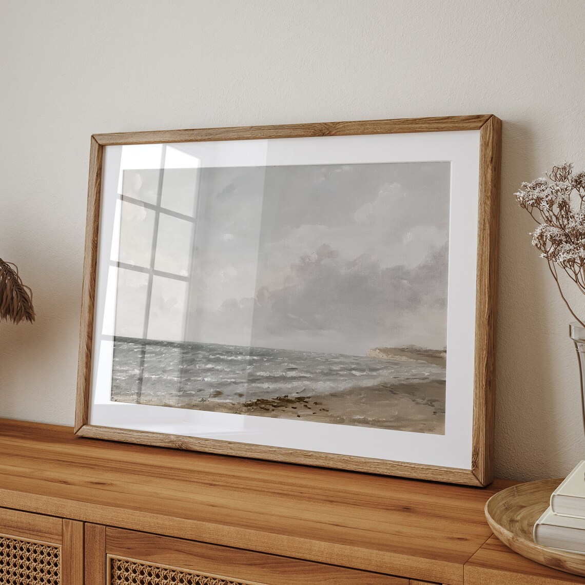 Coastal Beach Vintage Ocean Seascape Art Print - Image 2