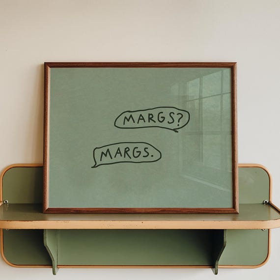 Margarita Print Funny Bar Cart Decor Trendy Kitchen Wall Art Digital Download Horizontal