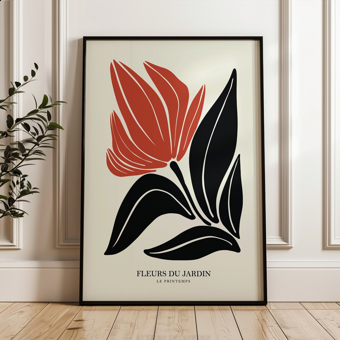 Henri Matisse Flower Style Boho Art Print