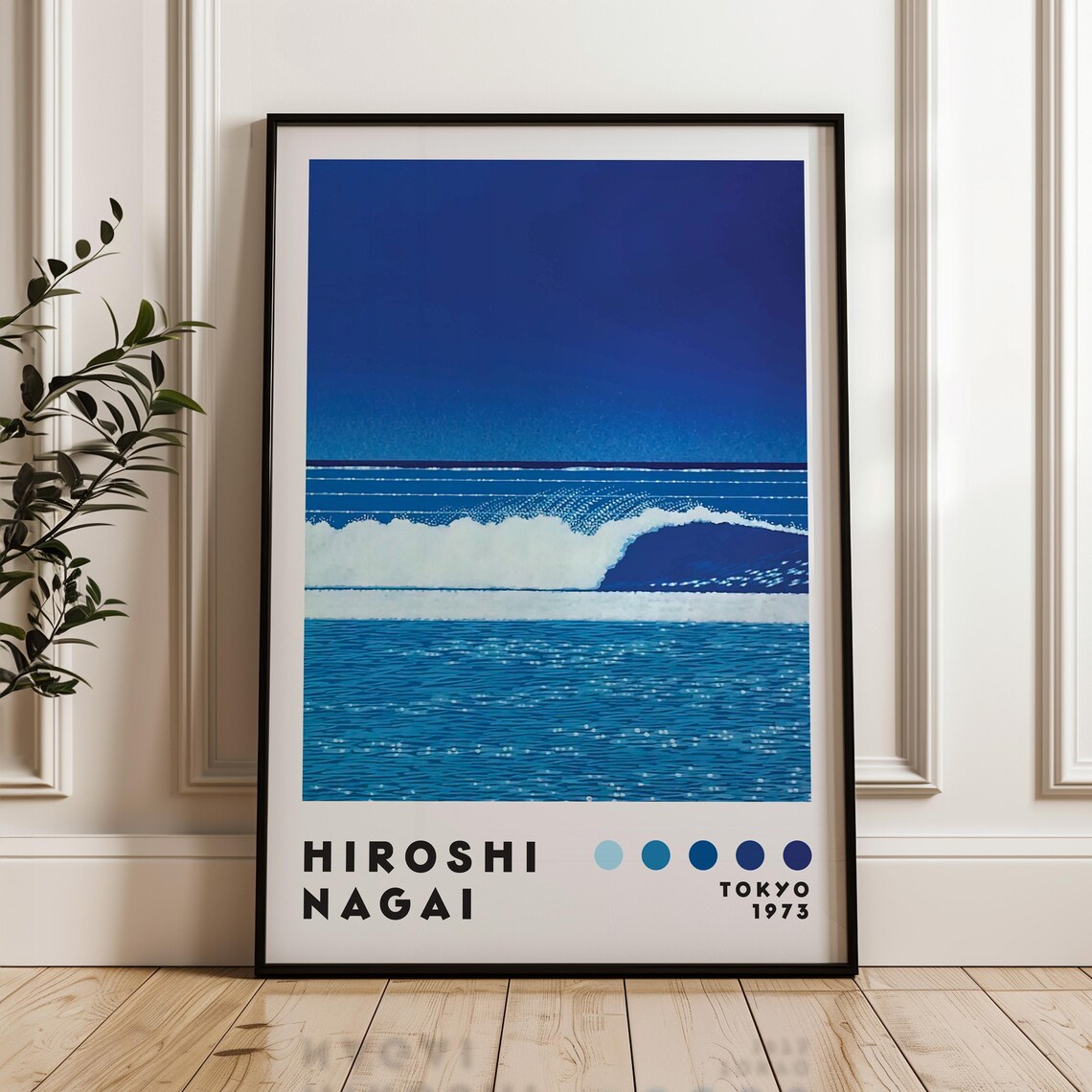 Hiroshi Nagai Minimalist Japanese City Pop Poster