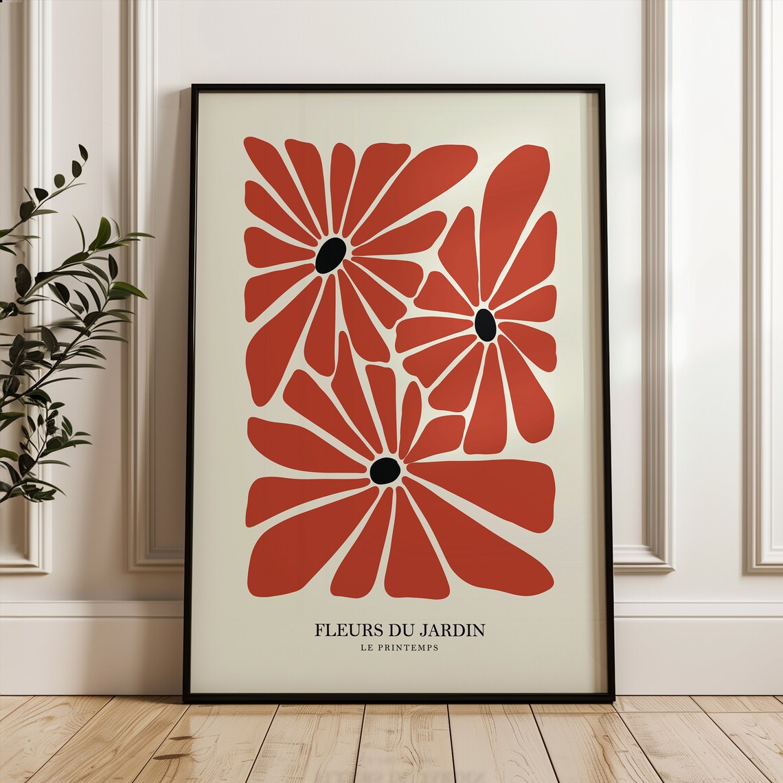 Henri Matisse Flower Style Exhibition Poster