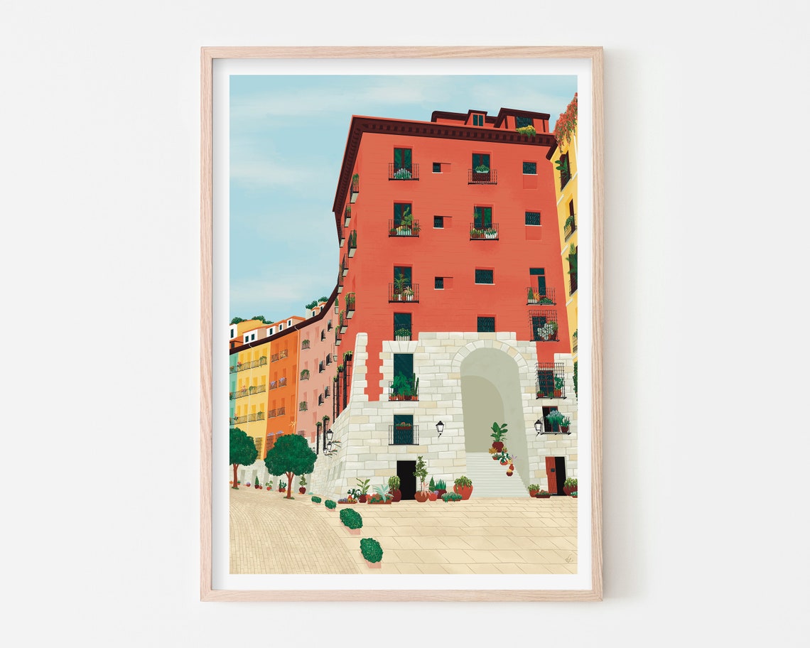Madrid Poster Spain, Travel Poster